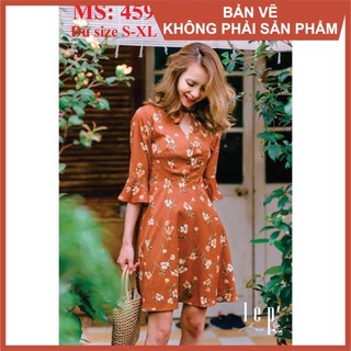 Rập giấy A0 mã 459 (BẢN VẼ) - Rập đầm