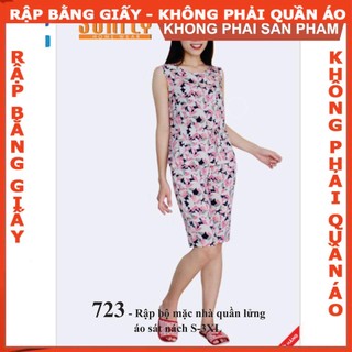 Rập giấy mã 723 (BẢN VẼ) rập bộ sát nách