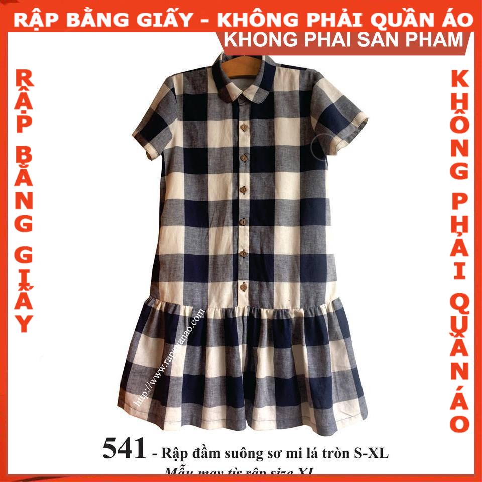 Rập giấy mã 541 (BẢN VẼ) rập đầm