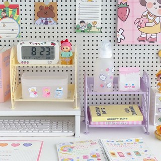 Kệ nhựa mini 2 tầng đa năng