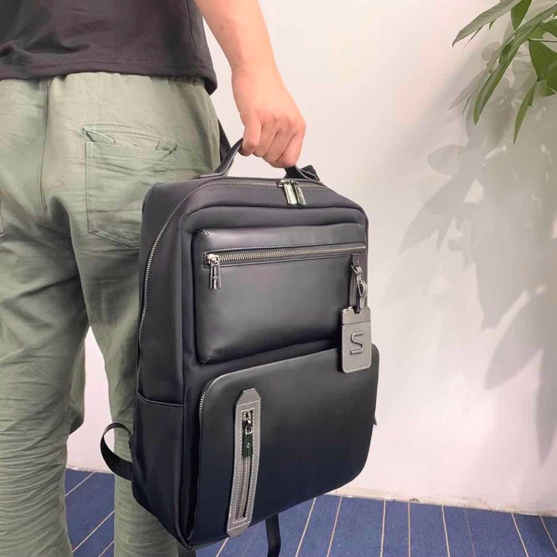 Ba lô Samsonite siêu đẹp, to rộng, nhiều ngăn tiện dụng, có ngăn chống shock laptop