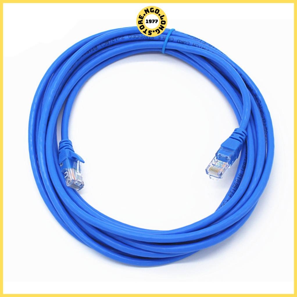 Dây mạng CAT5E Bấm Sẵn 2 đầu 1m 5m 10m - Dây Cáp mạng lan chính hãng Hà Nội