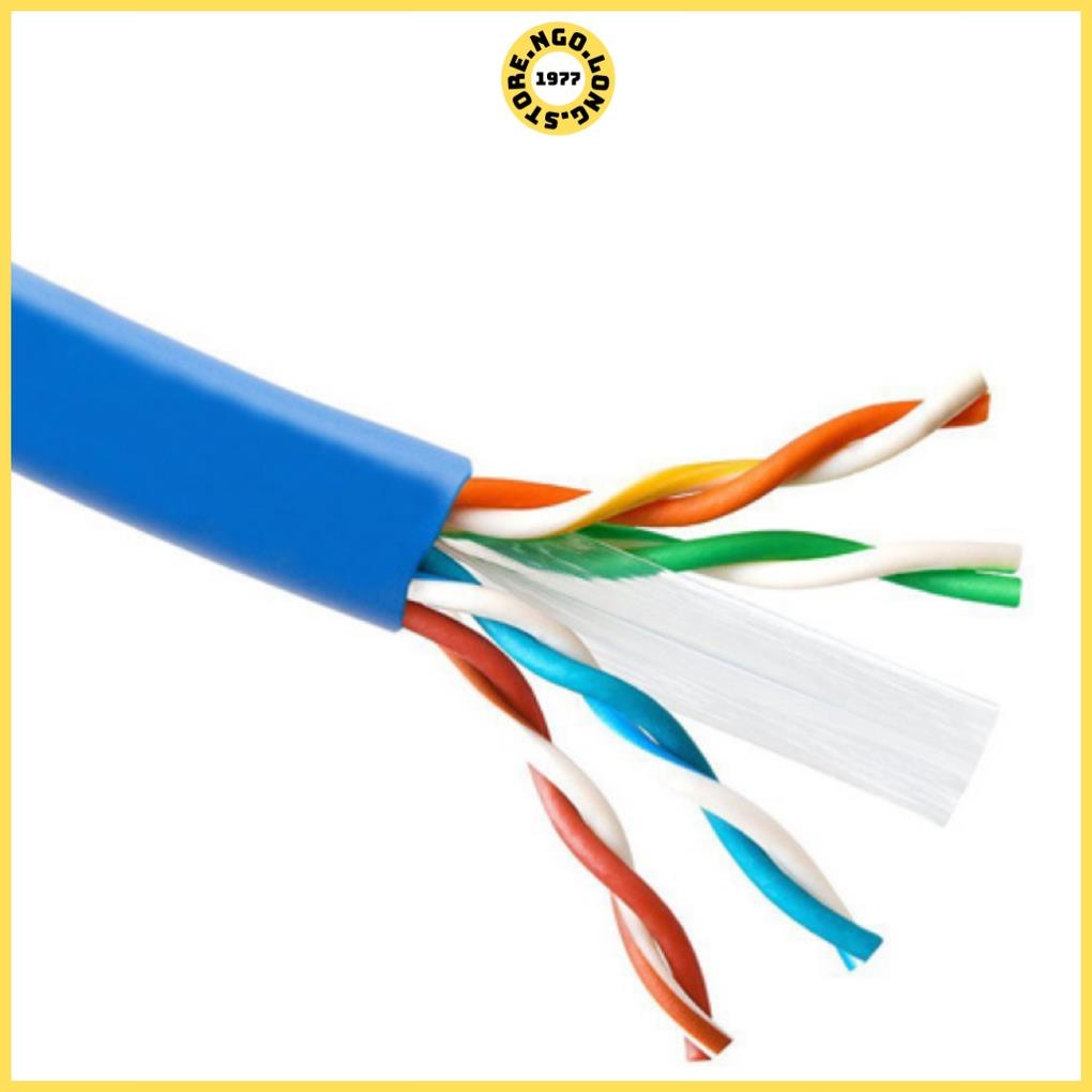 Dây mạng CAT5E Bấm Sẵn 2 đầu 1m 5m 10m - Dây Cáp mạng lan chính hãng Hà Nội