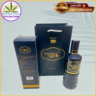Set quà - Hộp r.ượu Đông trùng hạ thảo Việt 700ml