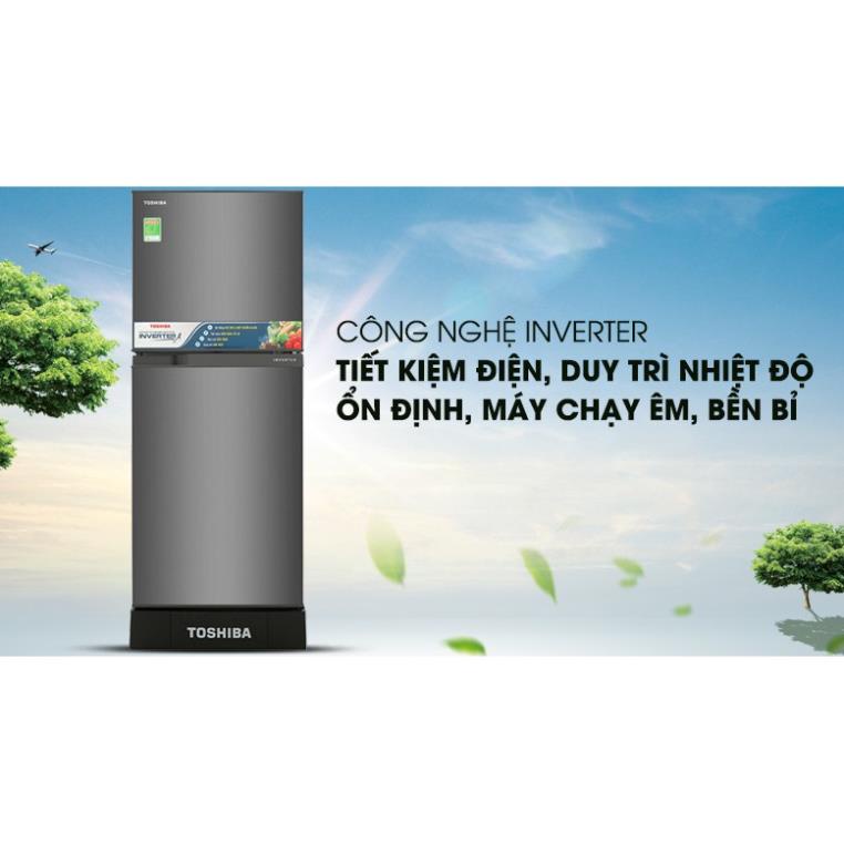 Tủ lạnh Toshiba Inverter 194 lít GR-A25VS  chính hãng   Mới 100%