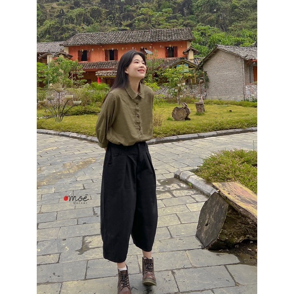 Áo sơmi cổ sen Meiko - Meiko shirt