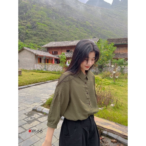 Áo sơmi cổ sen Meiko - Meiko shirt