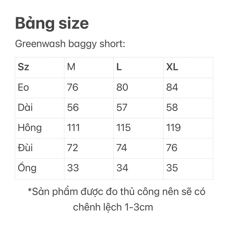 Quần jean baggy short màu greenwash ống rộng Brokeboiz