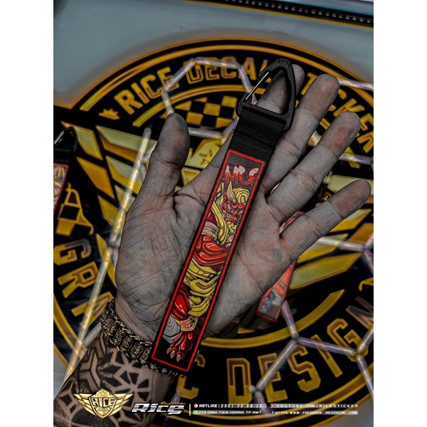 Móc khoá thể loại yakuza samurai oni thần thoại