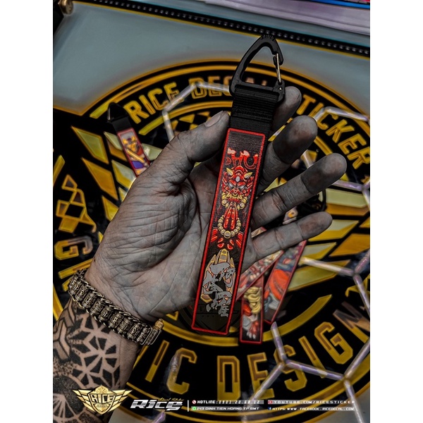 Móc khoá thể loại yakuza samurai oni thần thoại