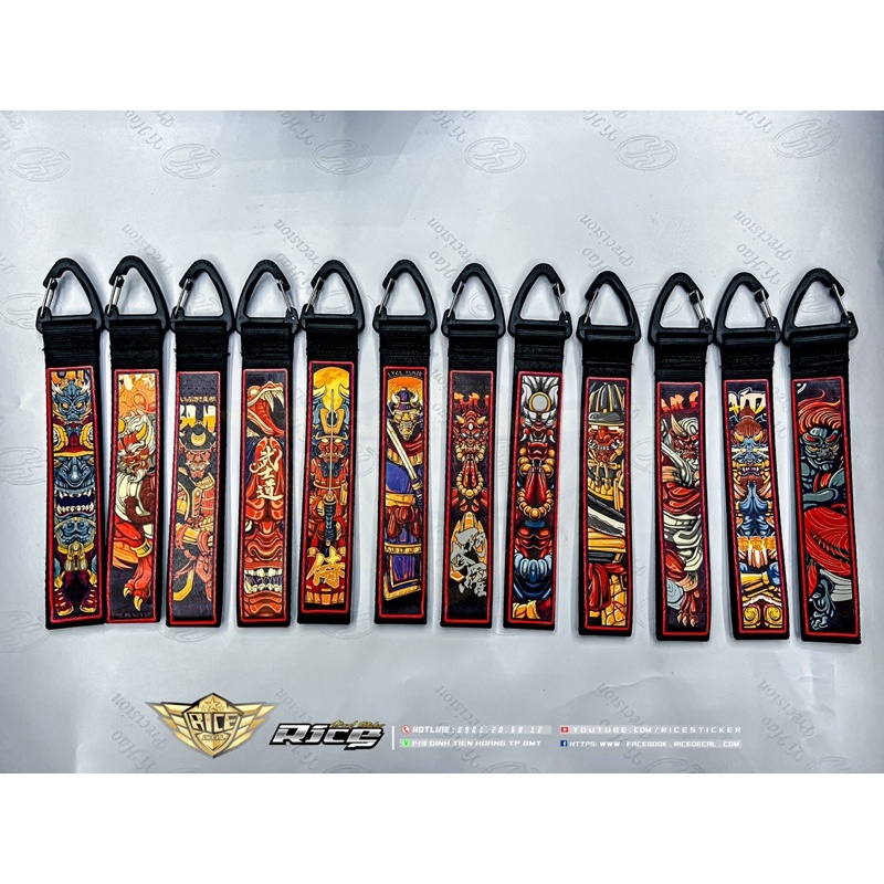 Móc khoá thể loại yakuza samurai oni thần thoại