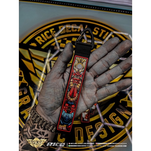 Móc khoá thể loại yakuza samurai oni thần thoại