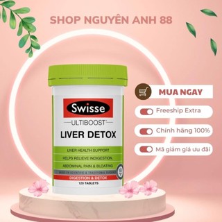 Viên uống Giải Độc Gan Swisse Ultiboost Liver Detox 120 viên - Úc shopnguyenanh88