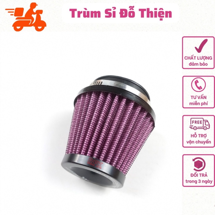 LỌC GIÓ TRỤ K&N BÁNH Ú (PÔ E) GẮN MỌI LOẠI XE MÁY, SP000981 Trùm sỉ Đỗ Thiện