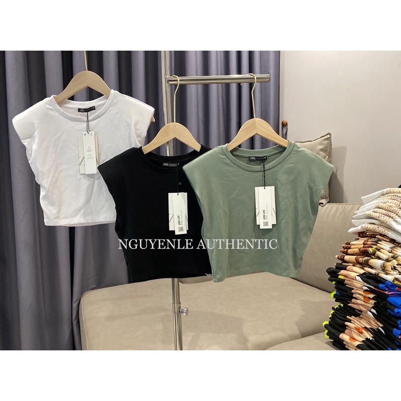 Áo croptop Zara Authentic