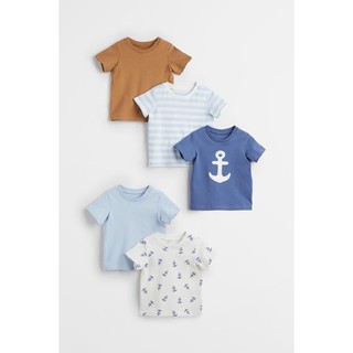 Set 5 áo xanh anchor 0725787015 hm h&m_authentic jp