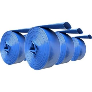 Ống bơm nước vải bạt đúc phi 60 - ống bạt cốt vải dù tải nước bơm nước màu xanh