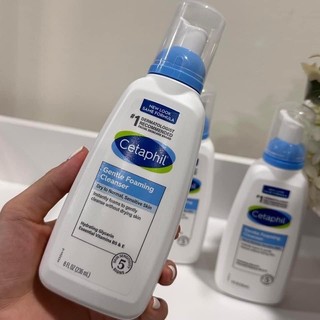 Sữa rửa mặt tạo bọt Cetaphil Gentle Foaming Cleanser 236ml của Mỹ