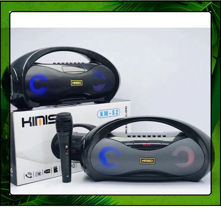 Loa Kẹo Kéo Karaoke KIMISO (KM-S2) Bluetooth 4.1- Tiện lợi - Âm to - Cực đã - Loa bluetooth không dây giá rẻ - Loa
