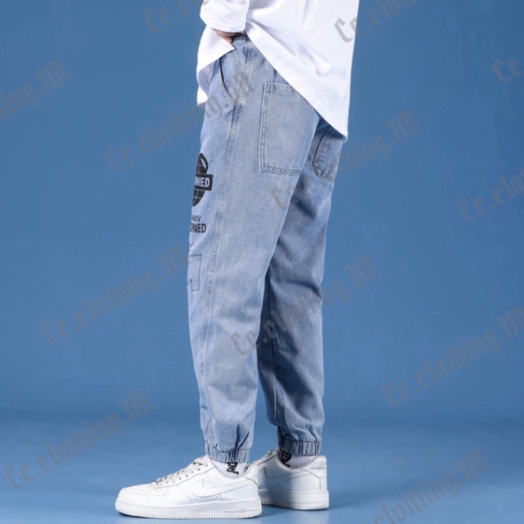 Quần jean nam jogger trơn , Jean Unisex mộc mạc kiểu korea z01 A78 A58 q8 | BigBuy360 - bigbuy360.vn