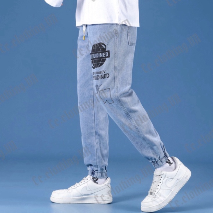 Quần jean nam jogger trơn , Jean Unisex mộc mạc kiểu korea z01 A78 A58 q8 | BigBuy360 - bigbuy360.vn