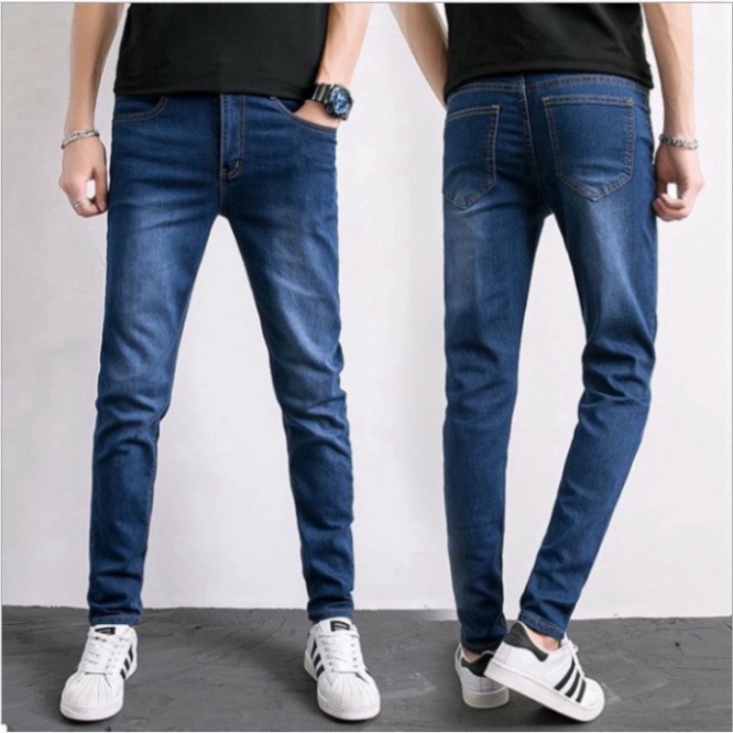 Quần jeans nam Dáng skinny quần bò nam ống côn co giãn [40-75KG] [Z02] A78 A58 q8 | BigBuy360 - bigbuy360.vn