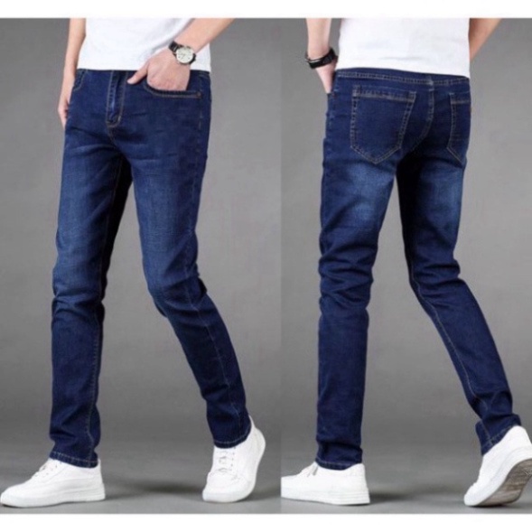 Quần jeans nam Dáng skinny quần bò nam ống côn co giãn [40-75KG] [Z02] A78 A58 q8 | BigBuy360 - bigbuy360.vn