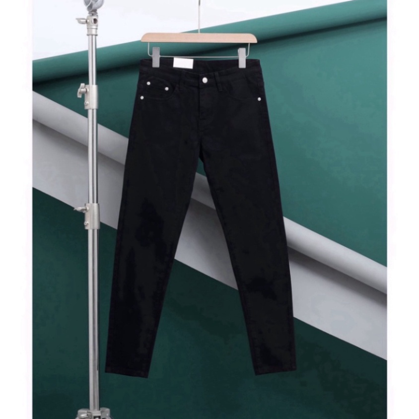 Quần Jean Dài Nam màu đen TRƠN kiểu tươi trẻ trang điểm và make up From Chuẩn make up cao cấp Athena- a124 a4 q8 | BigBuy360 - bigbuy360.vn