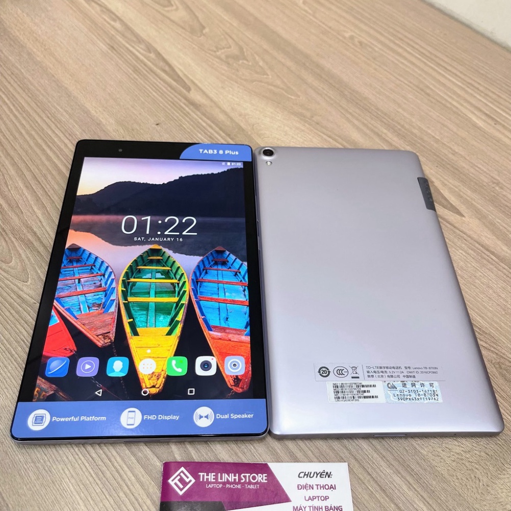 Máy tính bảng Lenovo Tab 3 8 Plus FullBox - có 4G nghe gọi như điện thoại | BigBuy360 - bigbuy360.vn