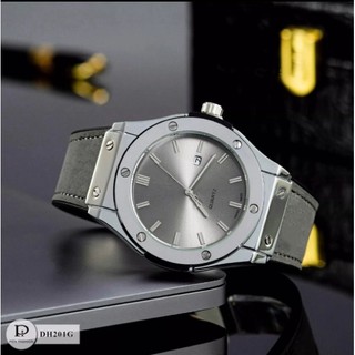 Đồng hồ nam nữ hugi hb size 42mm - 38mm, dây da.