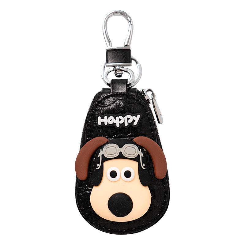 Pacha Vỏ Bọc Chìa Khóa Xe Hơi / Túi Đựng Chìa Khóa Xe Hơi Hình Chú Chó Xấu Xí Dễ Thương Sáng Tạo Cho Nữ st