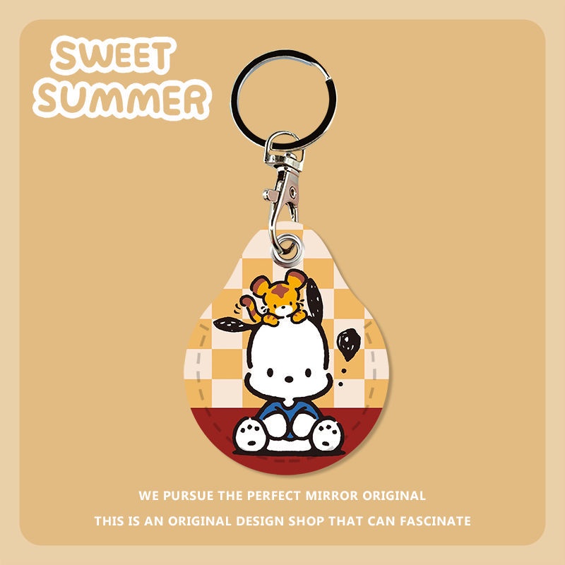 Pacha Móc Khóa Bao Da Đựng Thẻ Truy Cập Hình Chú Chó Pacha Giọt Nước Cảm Biến Hình Giọt Nước Mini Elevato