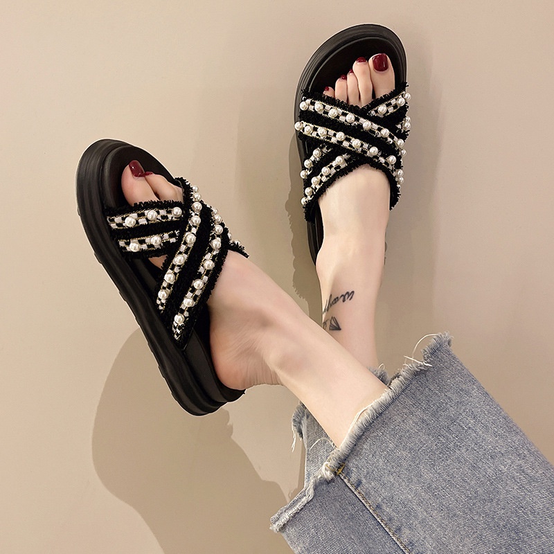 Dép Đế Mềm Nhẹ Thời Trang Mùa Hè Hàn Quốc Cho Nữ