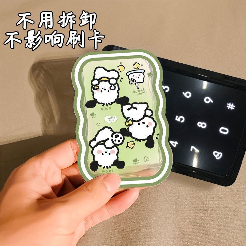 Pacha Móc Khóa ins Bộ Thẻ Tín Dụng Cún Pacha Trong Suốt Kiểm Soát Truy Cập Thẻ Nhớ Dễ Thương Cho Học Sinh