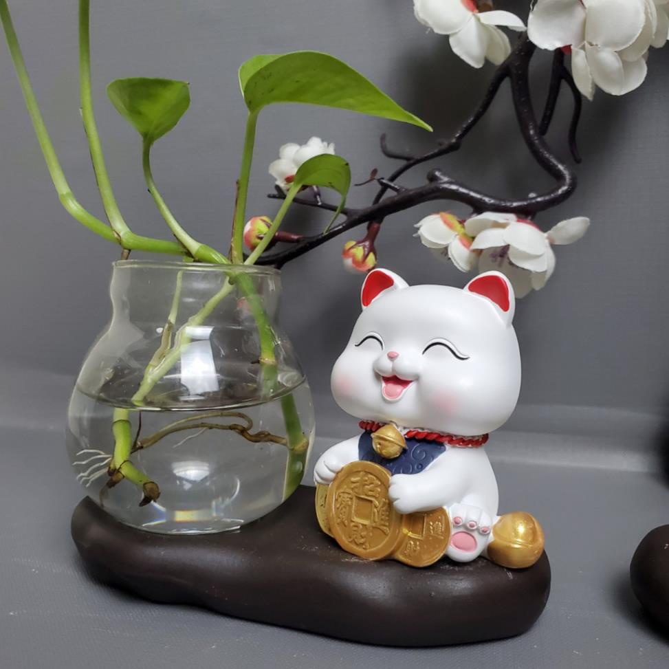 Mèo Thần Tài Bình Thủy Sinh 2023 biểu cảm dễ thương  để bàn làm việc, trang trí nhà cửa, ô tô, quà tặng bạn bè 2603 | BigBuy360 - bigbuy360.vn