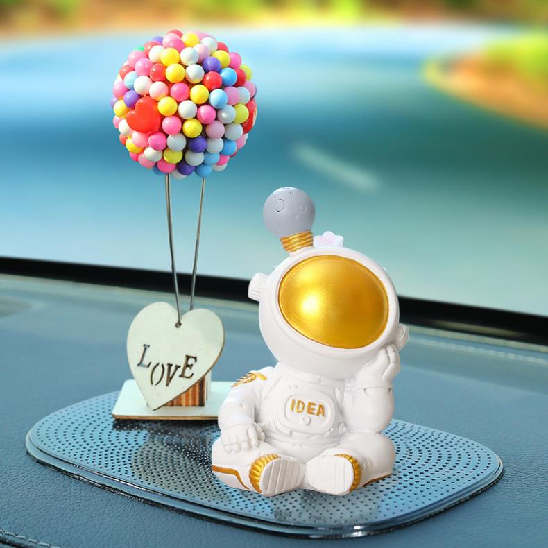 Tượng phi hành gia, Mô hình phi hành gia thám hiểm mặt trăng trang trí taplo ôtô,bàn làm việc,góc học tập 2603 | BigBuy360 - bigbuy360.vn