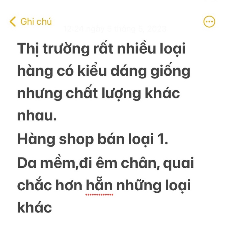 Dép xỏ ngón đế cao quai ngang hàng QC