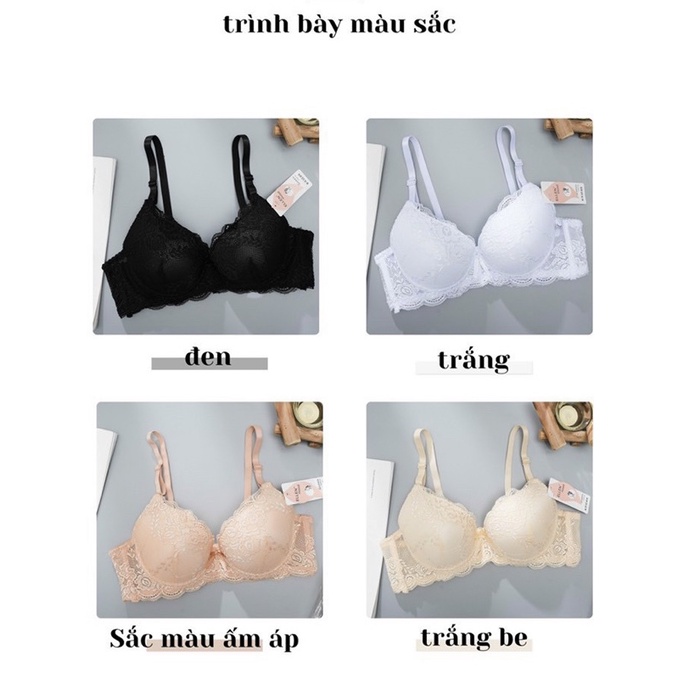 áo lót thái ren nữ hàng big size mút dày 1cm hàng đại cup C (ren hai lớp đẹp) - uyên vũ shop