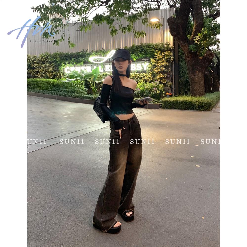 Áo Thun Cao Cấp Ôm Dáng Trễ Vai Màu Đen Quyến Rũ Thời Trang 2023 Cho Nữ