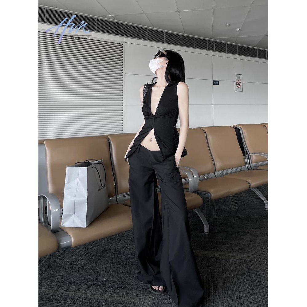 Áo Cardigan Dệt Kim Không Tay Dáng Ôm Thời Trang Mùa Hè Hàng Mới Dành Cho Bạn Nữ