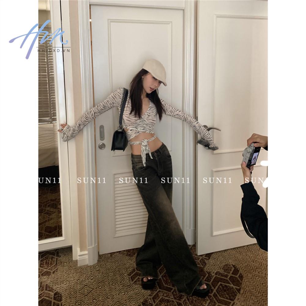 Áo Thun Lửng Tay Dài Thời Trang Quyến Rũ Dành Cho Nữ