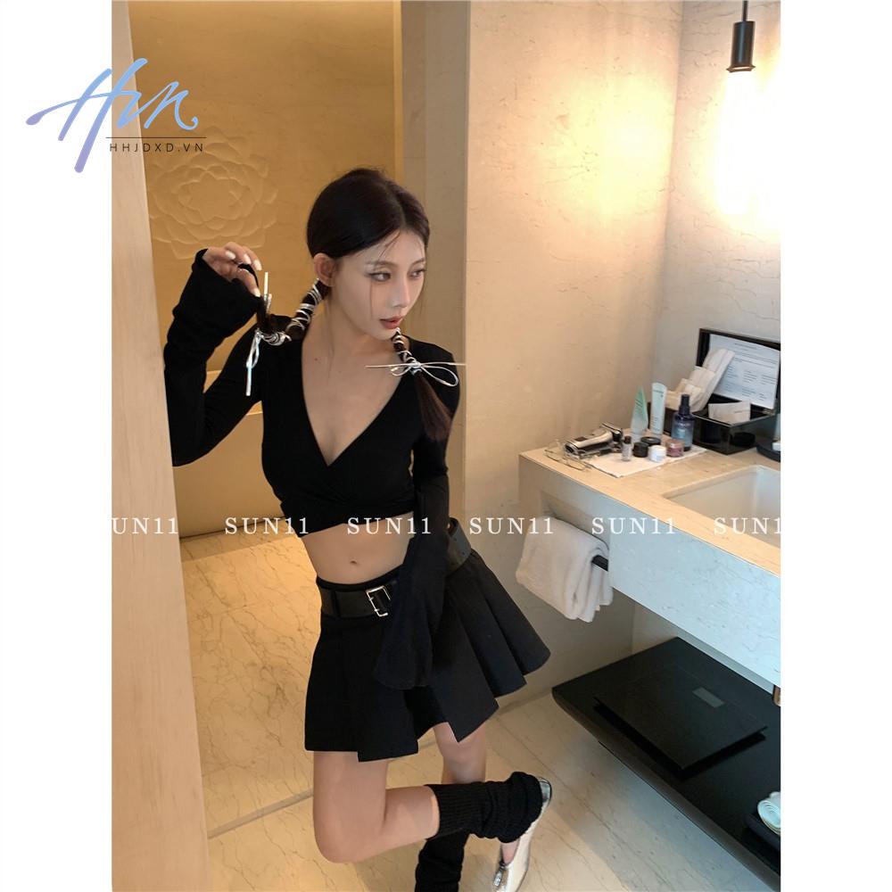 Áo Thun Lửng Tay Dài Thời Trang Quyến Rũ Dành Cho Nữ