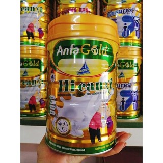 Sữa bột canxi anfa gold  900g