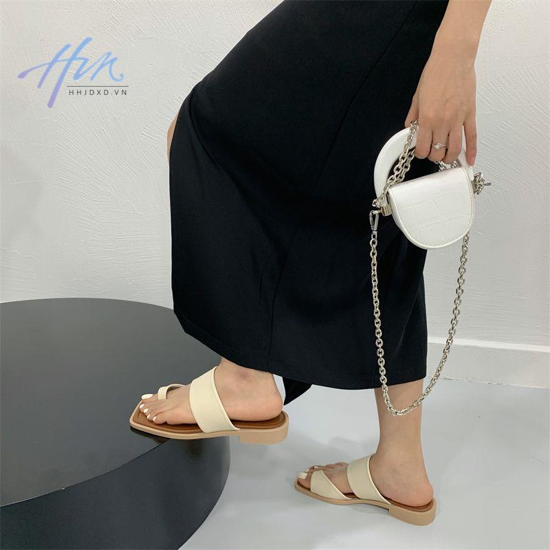 Sandal Hở Ngón Đế Bằng Phong Cách Mới Mùa Hè 2023 Cho Nữ
