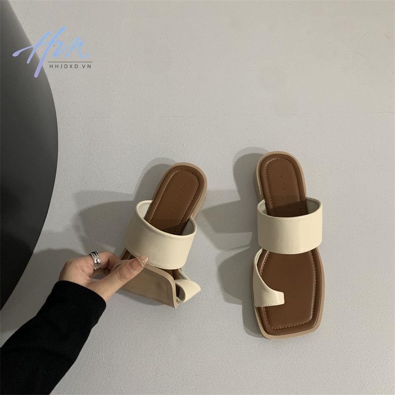 Sandal Hở Ngón Đế Bằng Phong Cách Mới Mùa Hè 2023 Cho Nữ