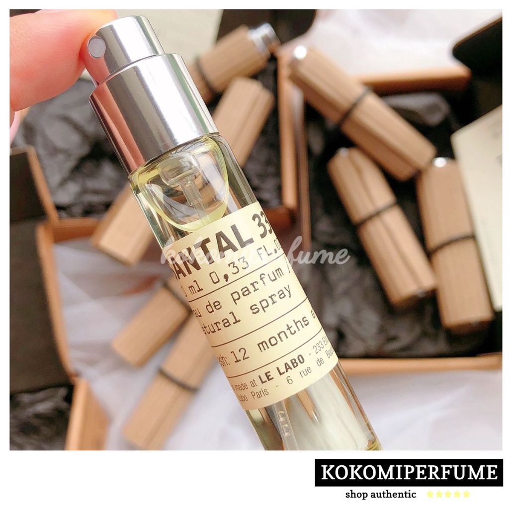 Tách Sét Nước Hoa Dạng Ống Cao Cấp le labo 10ml ( Đủ số )