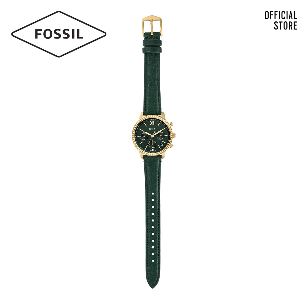 Đồng hồ nữ Fossil NEUTRA ES5239 dây da - màu xanh