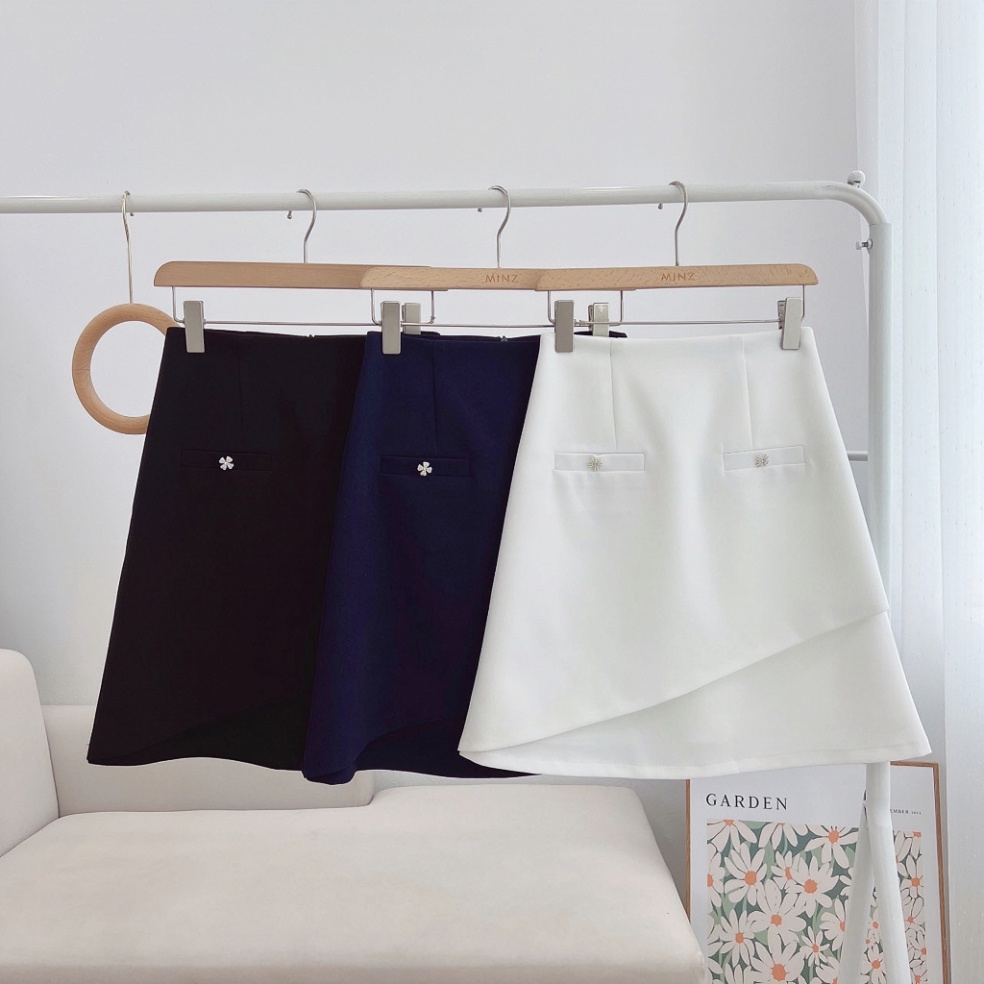 Chân Váy 2 Khuy Tà Trước MINZ STORE Mã CV3680 - Hàng mới về