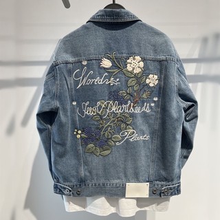 Áo khoác jacket, áo jacket unisex nam / nữ thiết kế flower bắt mắt thời trang đường phố 2024