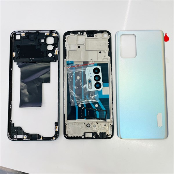 Bộ vỏ Oppo Reno6 Z 5G CPH2237, bộ vỏ Oppo Reno 6Z 5G zin nấu máy